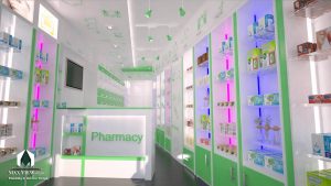 ديكور صيدليات,شركات تشطيبات صيدليات,تصميم صيدليات,مصر
