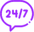 24/7  الدعم