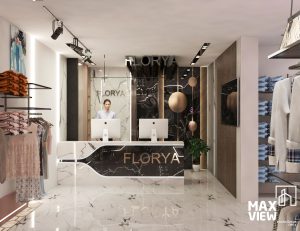 ديكور محل ملابس حريمى